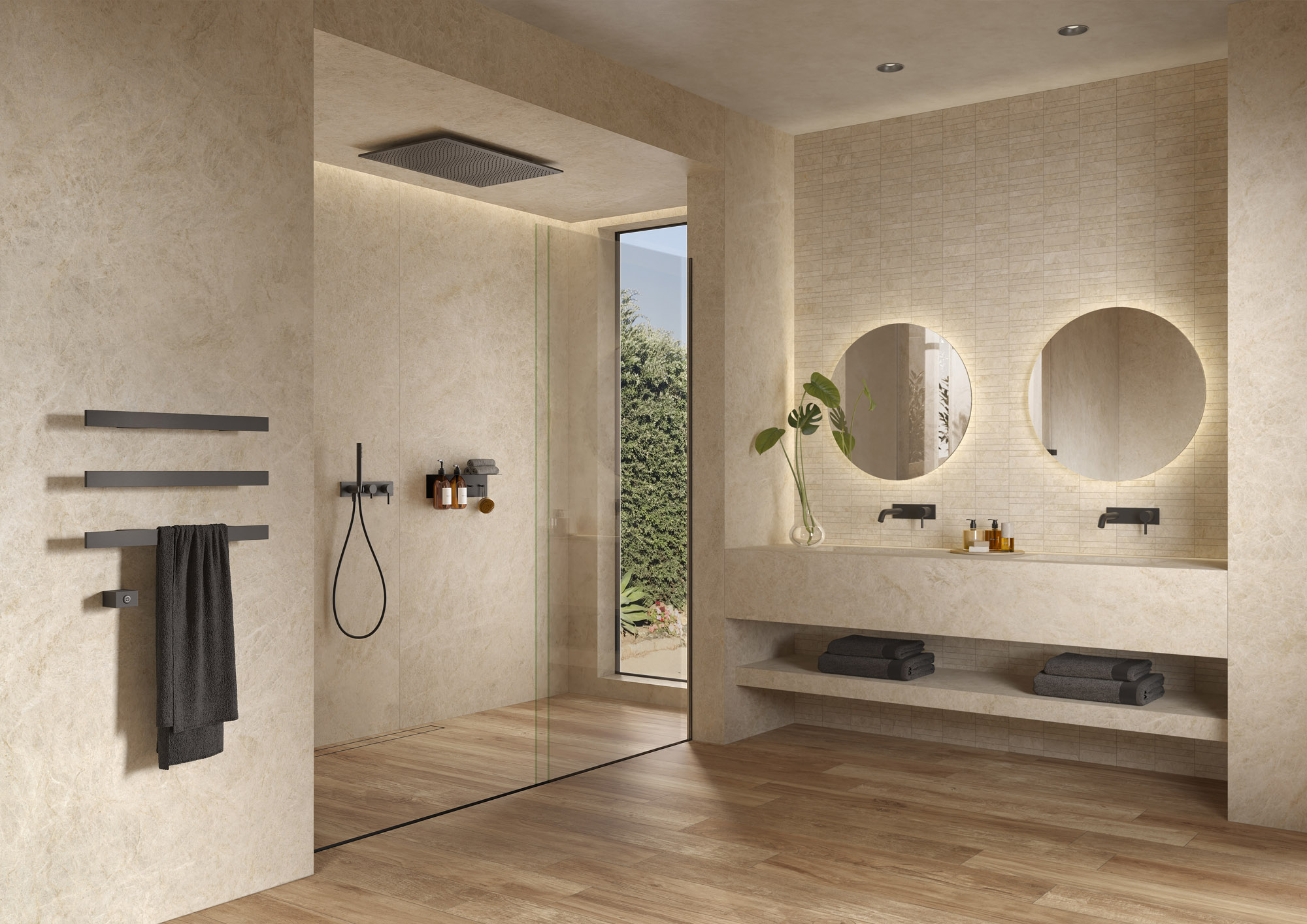 Versailles Checkerboard Marble installation