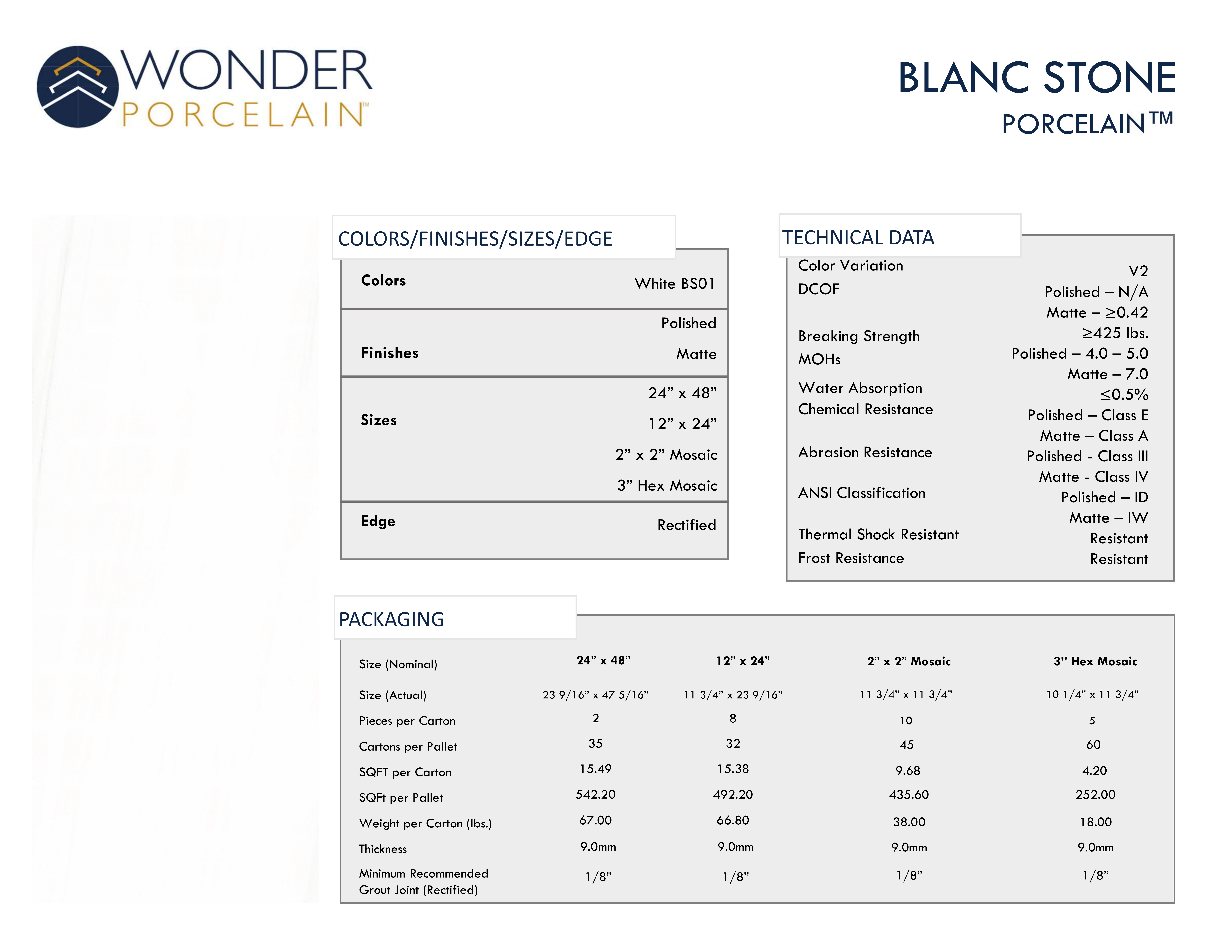 Blanc Stone - Image 1